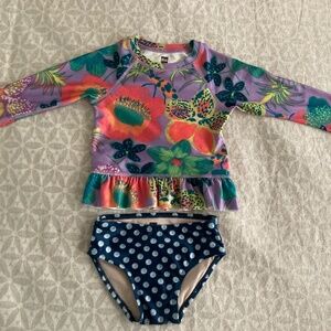 Tea Collection Two-Piece Toddler Swimsuit 2T